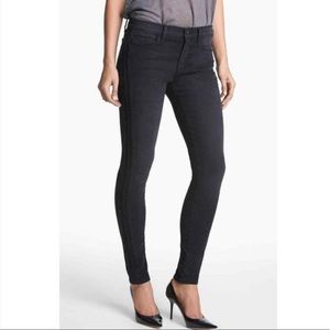J Brand The Liberty Side Pleat Skinny Jeans Sz 28
